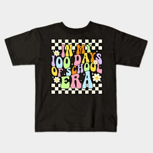 In My 100 Days Of School Era 100 Days School Teacher Groovy Kids T-Shirt